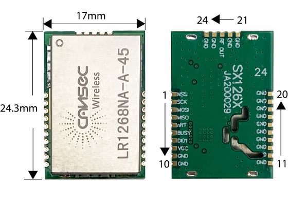 Iotrf Draadloze Output Lora Transmitter Module Cansec Lr 1268na-g Sx1278