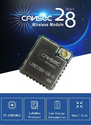 Small Size Lora Communication Module Cansec LRW32BH-HA/UA-C ST-STM32WLE Lorawan Transmission Long Range