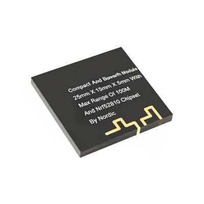 Compact en krachtig Bluetooth-module 25mm x 15mm x 5mm met maximaal bereik van 100M en Nrf52810 chipset van Nordic