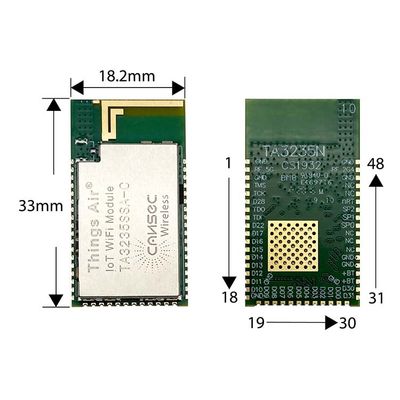 de Modulecc3235 5Ghz Wifi Module ta3235sa-c van 16.5dBm 1uA IoT Wifi